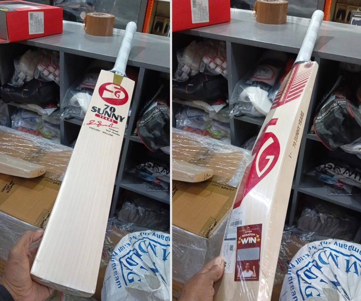 SG 70 Sunny Years limited-edition English willow cricket bat