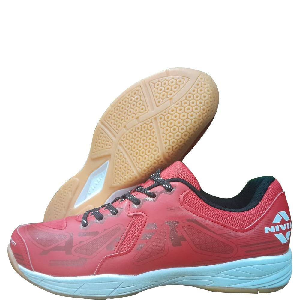 Nivia Appeal 3.0 Badminton Shoes Crimson Red Black