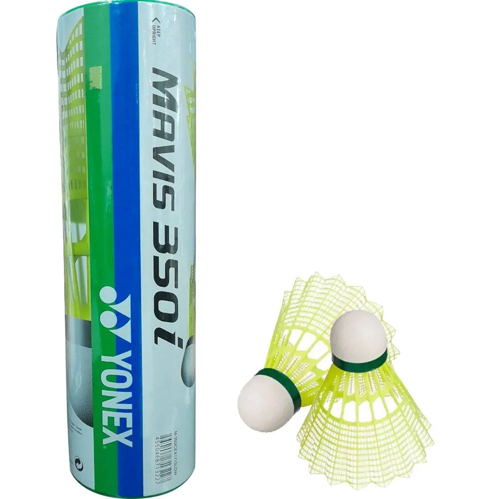 Yonex Mavis 350i Nylon Badminton Shuttlecock Set of 2 Boxes