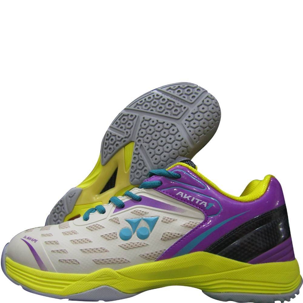 Yonex Akita Badminton Shoes Light Khaki Dark Charcoal