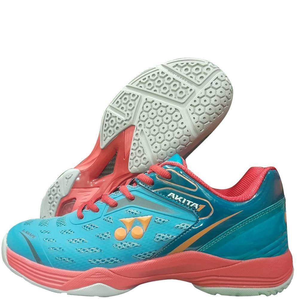 Yonex Akita Badminton Shoes Neon Aqua Bright Ocean