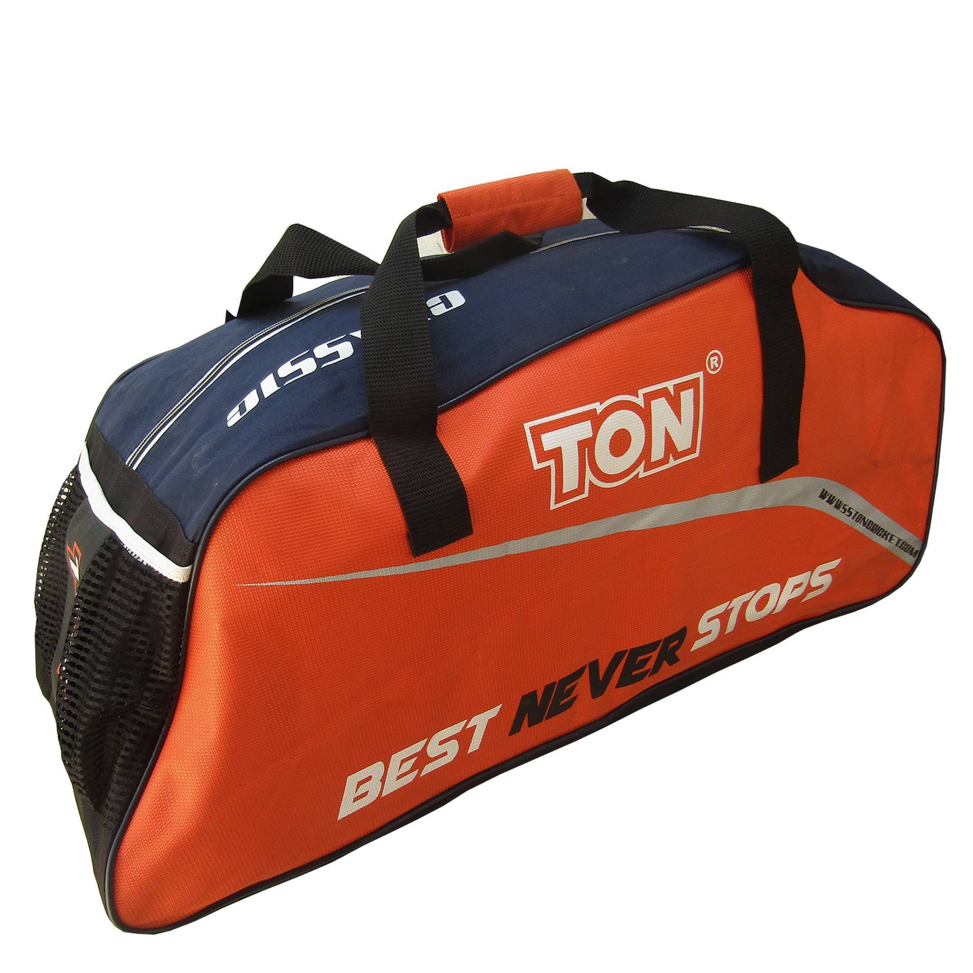 SS Ton Classic Cricket Kit Bag Navy Blue Orange