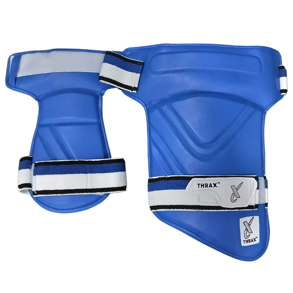 Thrax Protector Max Cricket Thigh Pads Dual Blue (Mens Size Right Side)