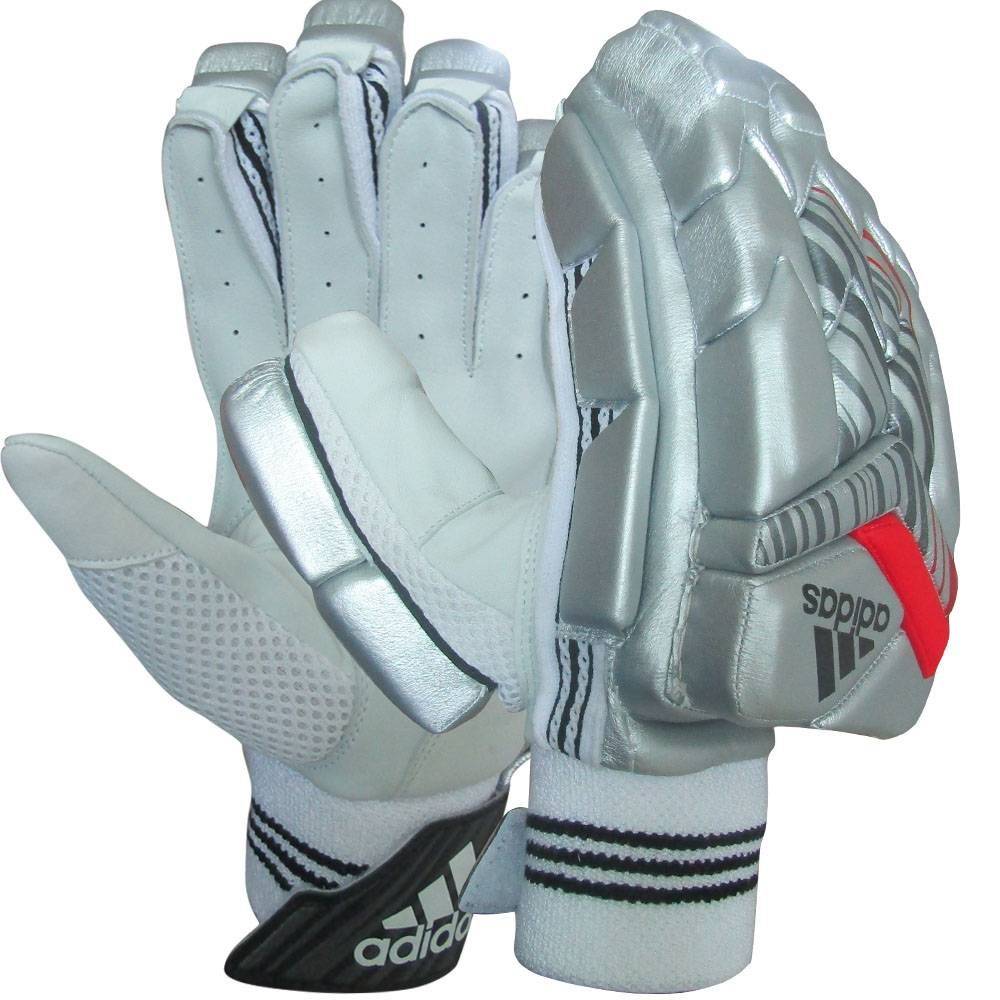 Adidas Incurza 1.0 Cricket Batting Gloves Gray 