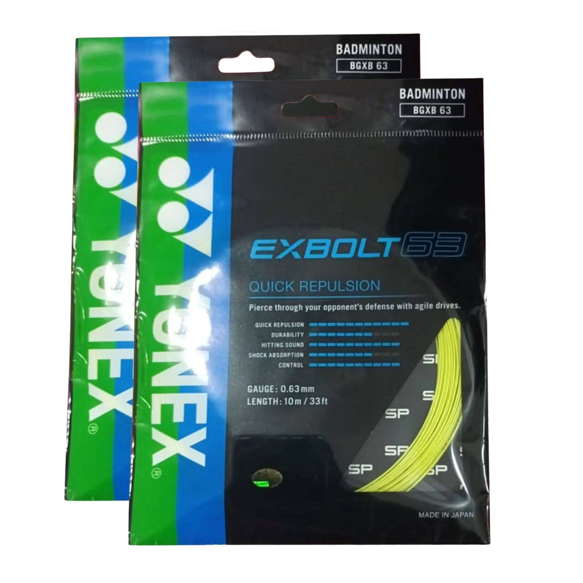 Yonex Exbolt 63 Badminton String Set of 2,- Buy Yonex Exbolt 63