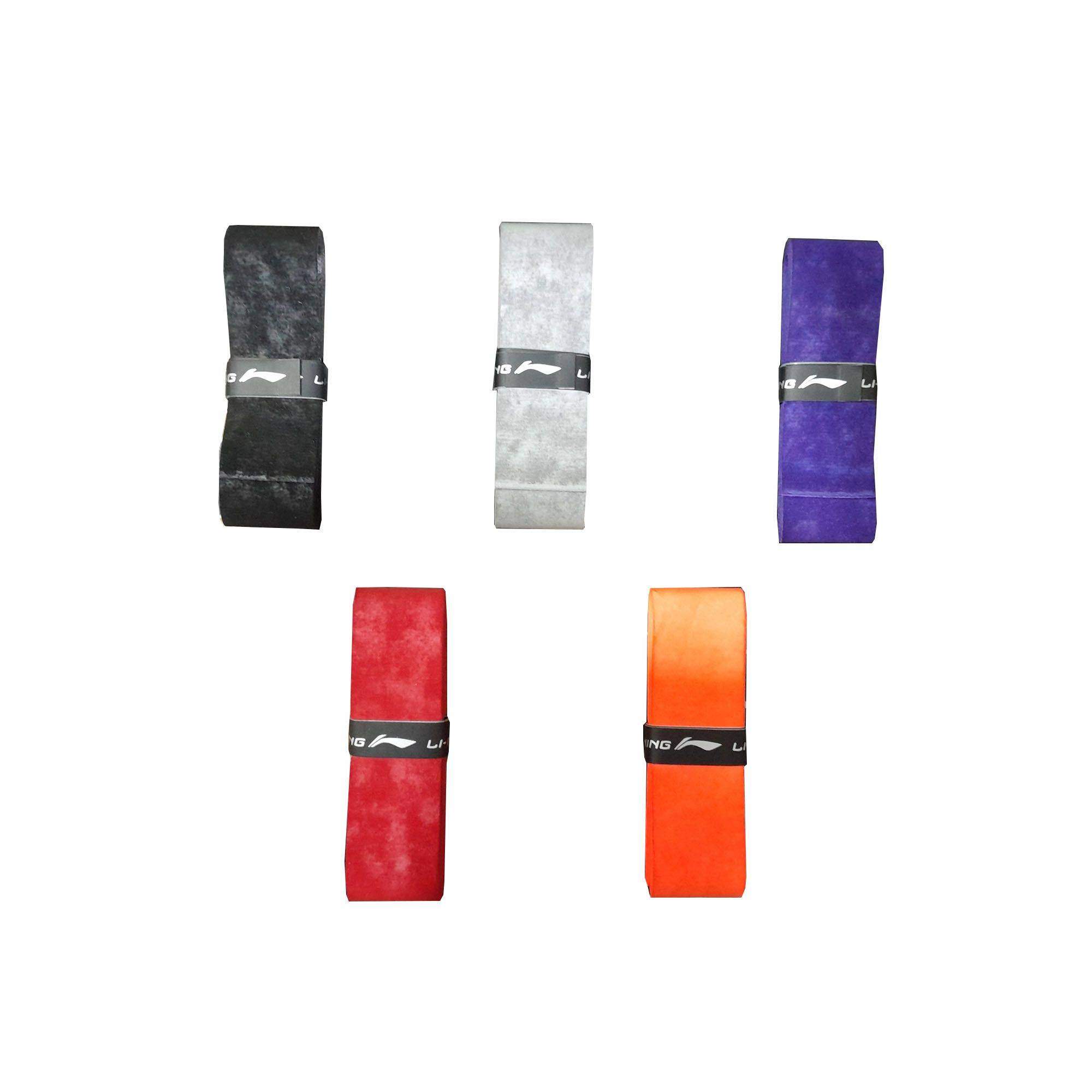 Li Ning GP 25 Soft Tek Badminton Grip Set Of 5 Assorted Color