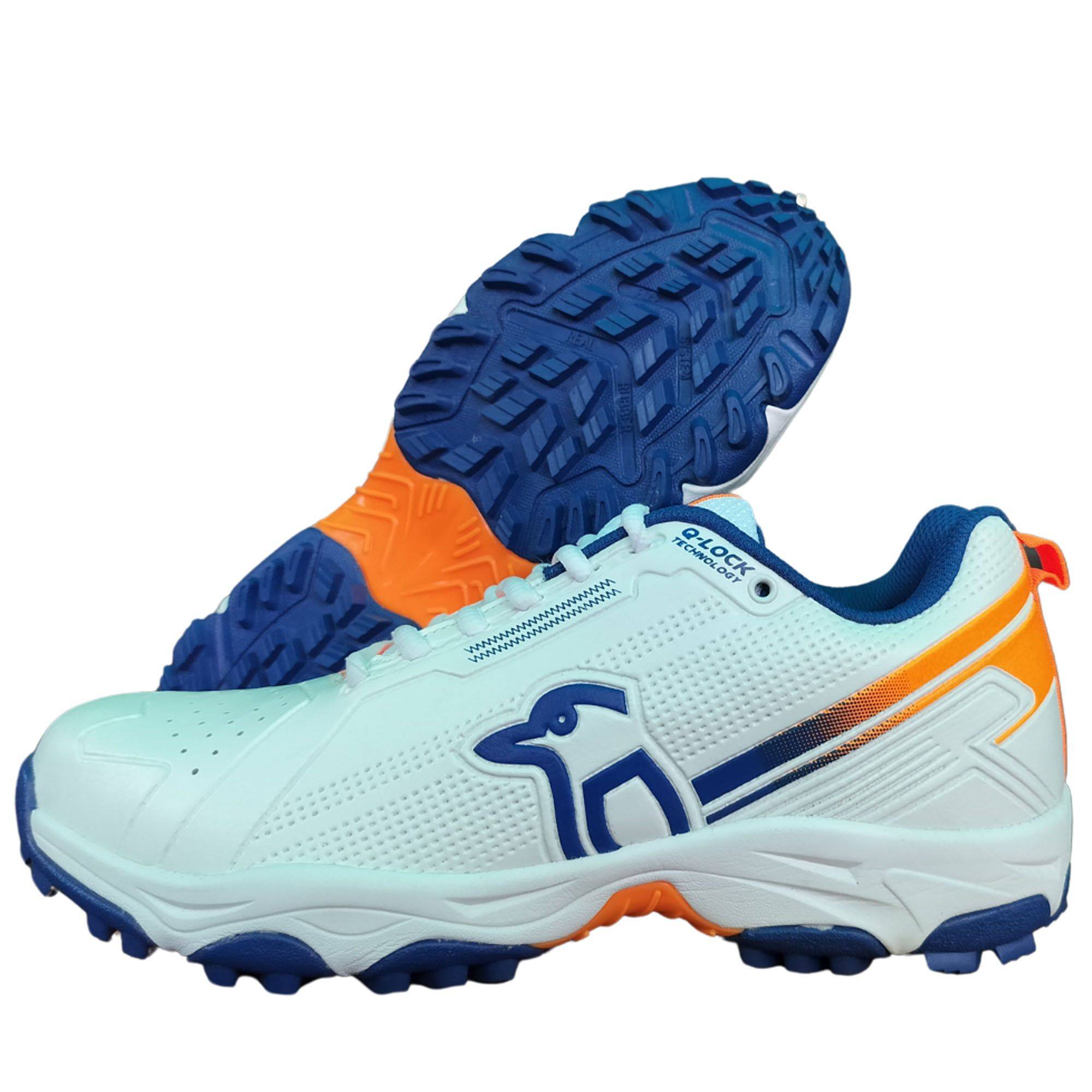 Kookaburra Pro 3.0 Rubber Cricket Shoes Blue White