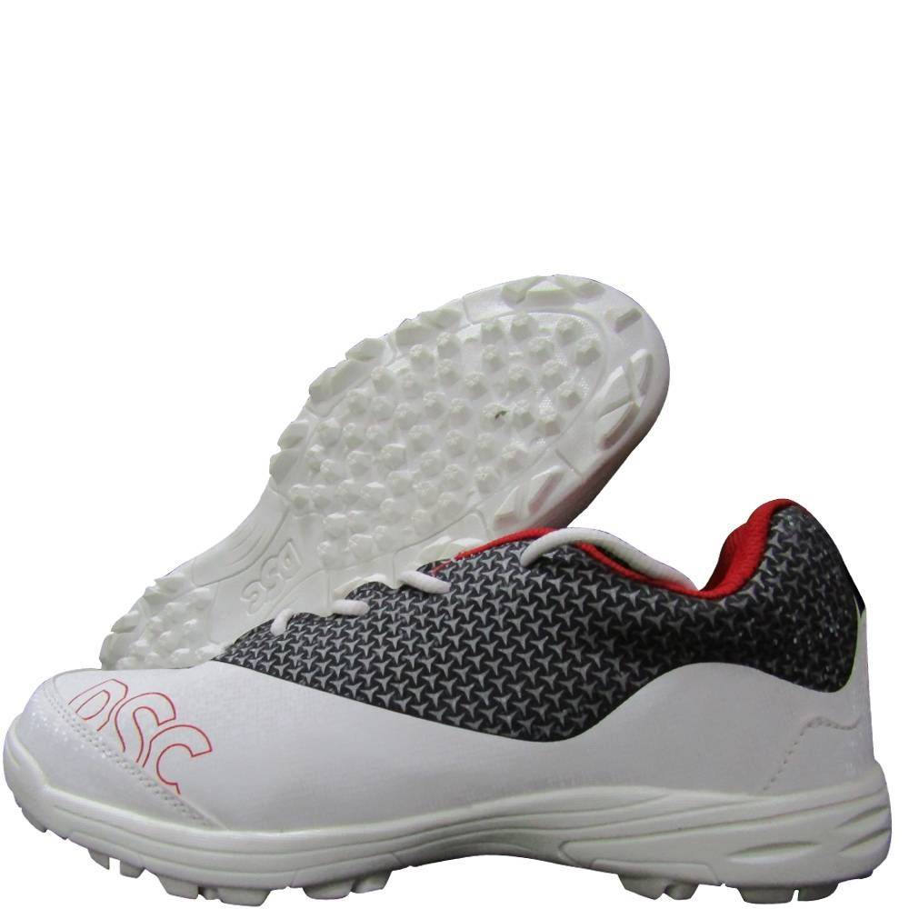 DSC Rigor X Cricket Shoes White Black