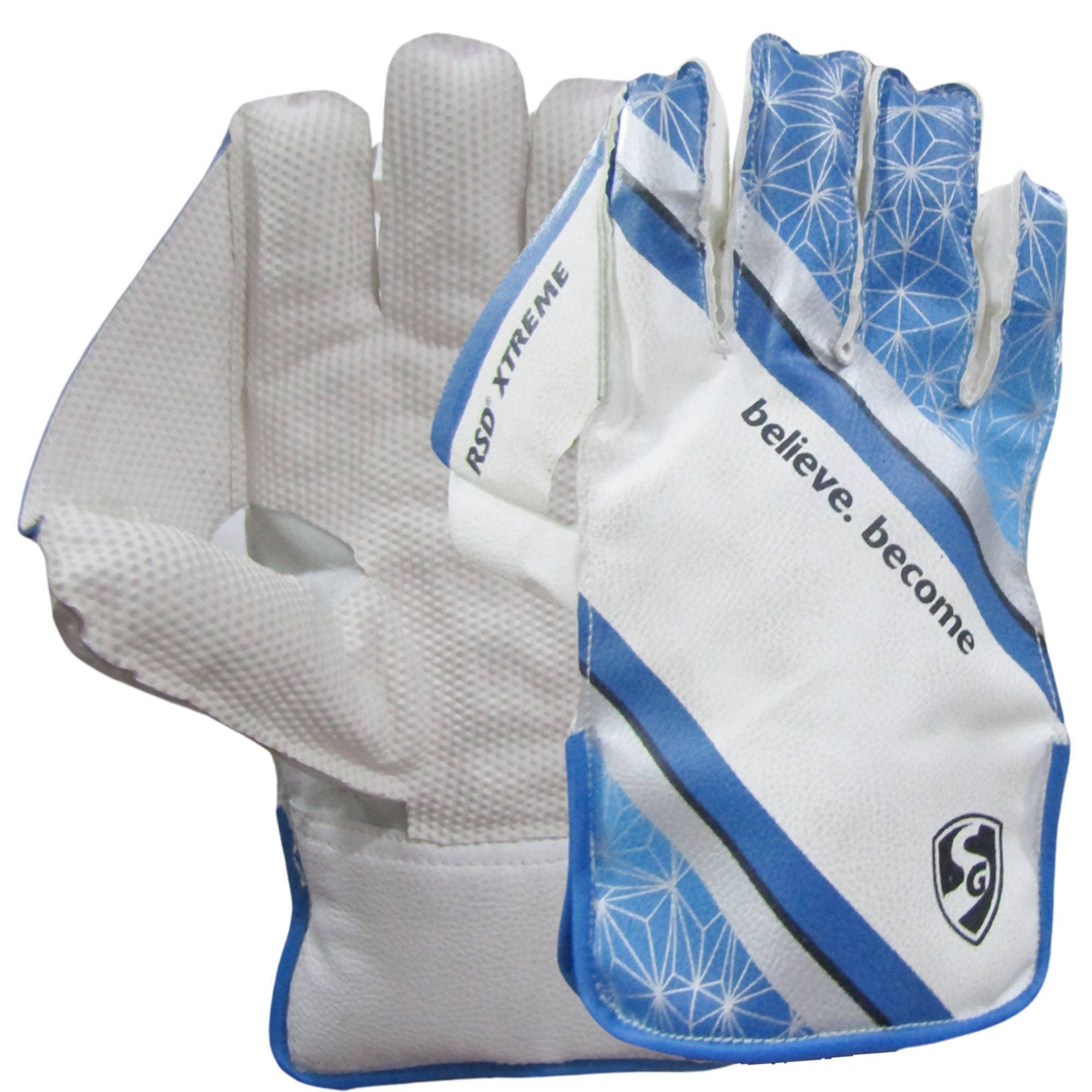 SG RSD Xtreme Wicket Keeping Gloves Blue