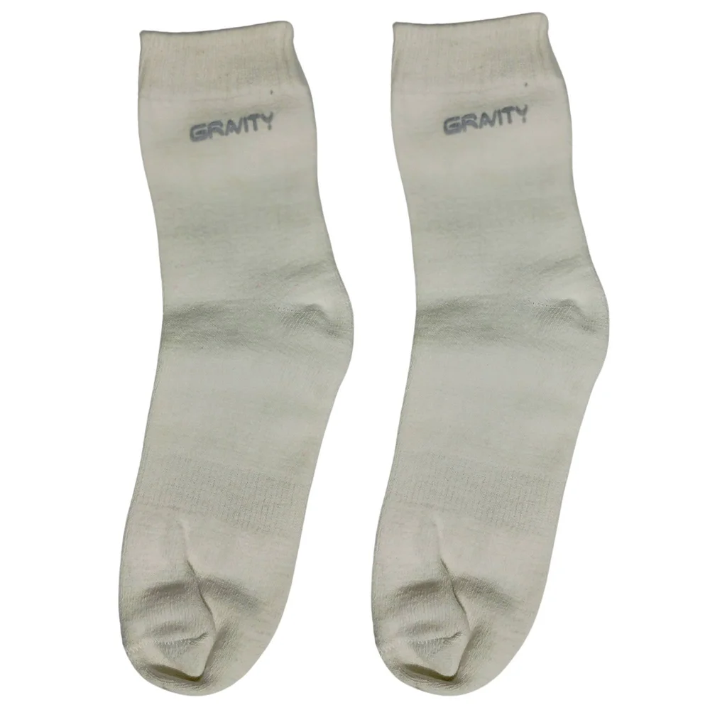 Gravity Cricket Socks White Color