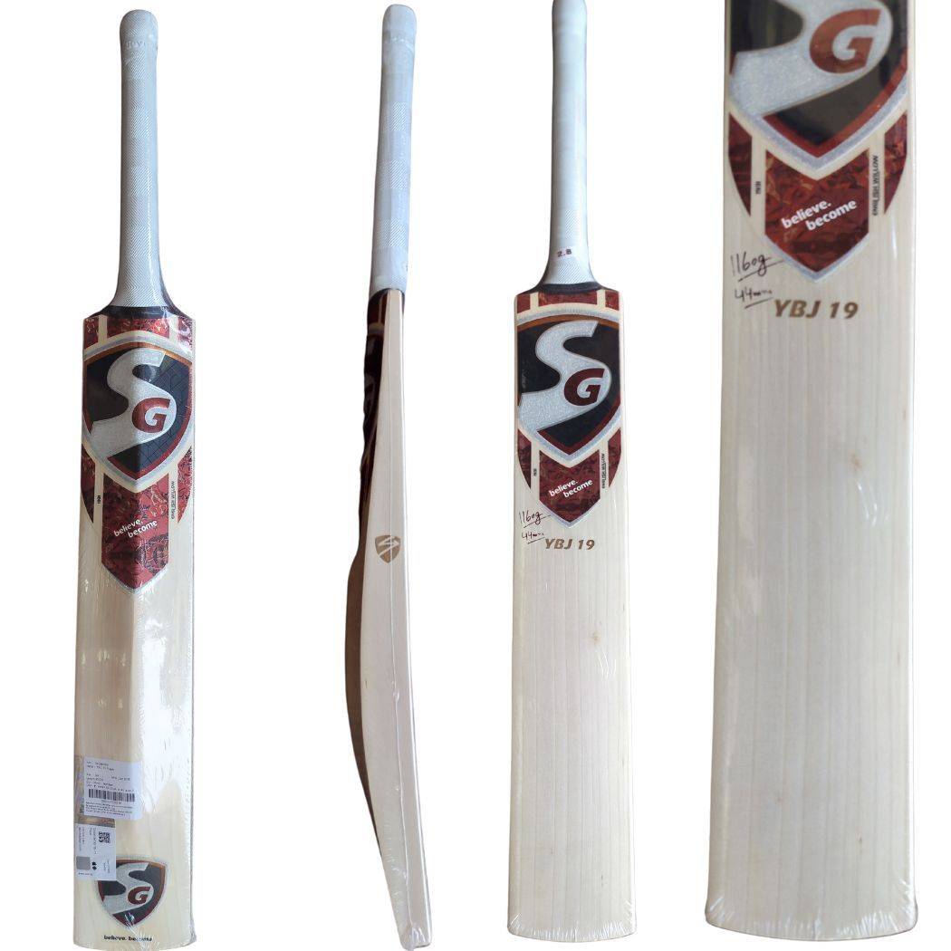 SG YBJ 19 (Yashasvi Jaiswal Bat) English Willow Cricket Bat (Standard Size Short Handle)