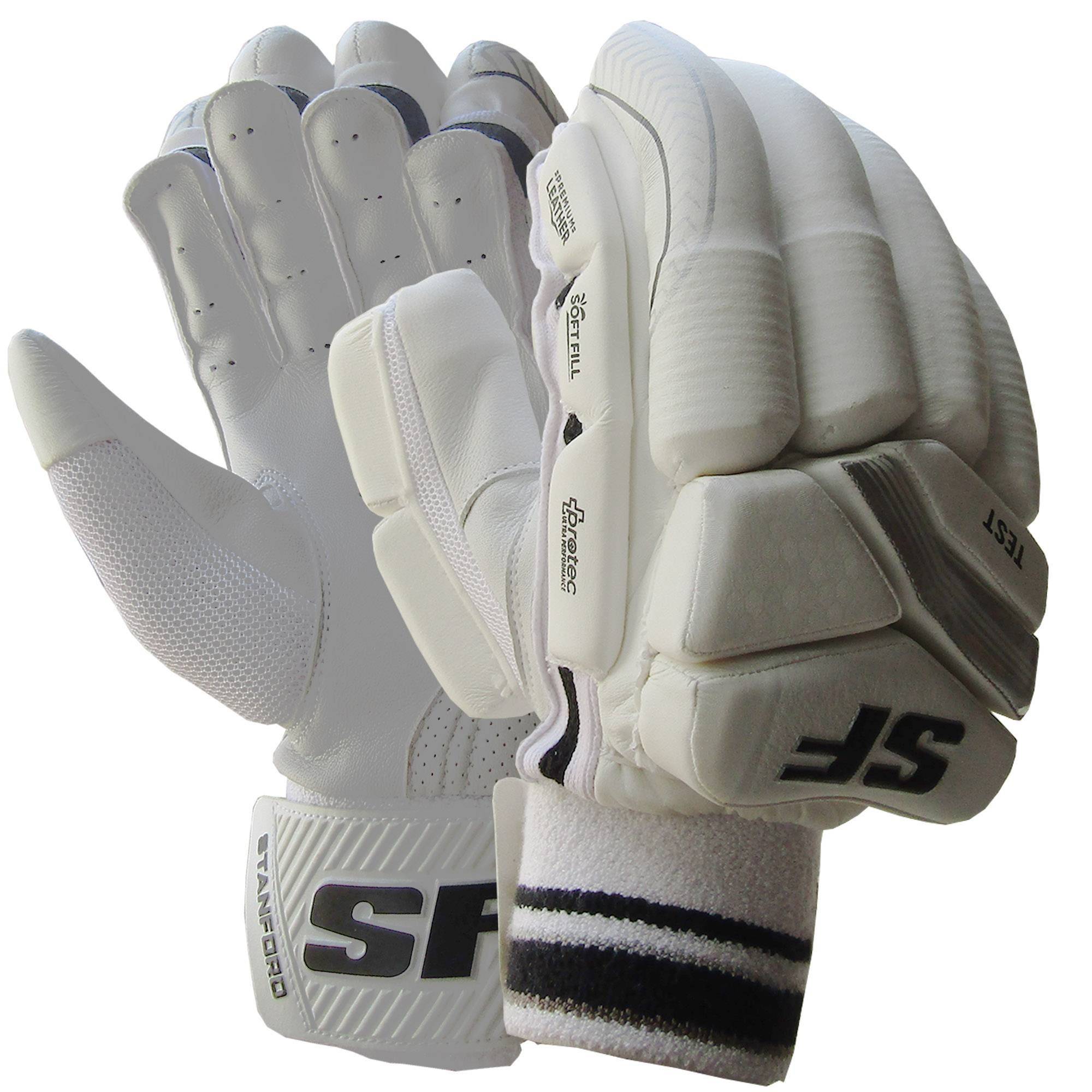 SF Test Batting Gloves White and Red