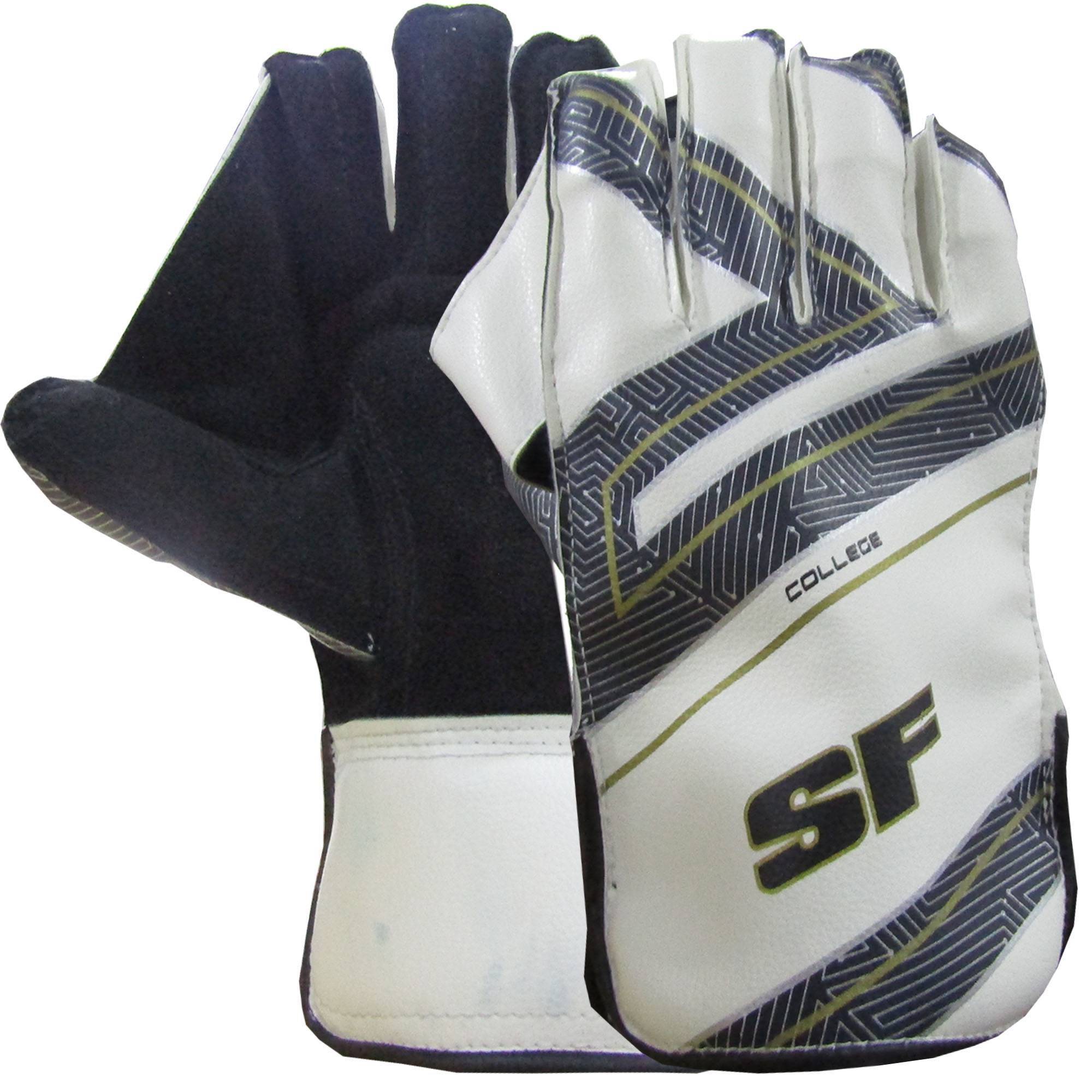 SF College Cricket Wicket Keeping Gloves