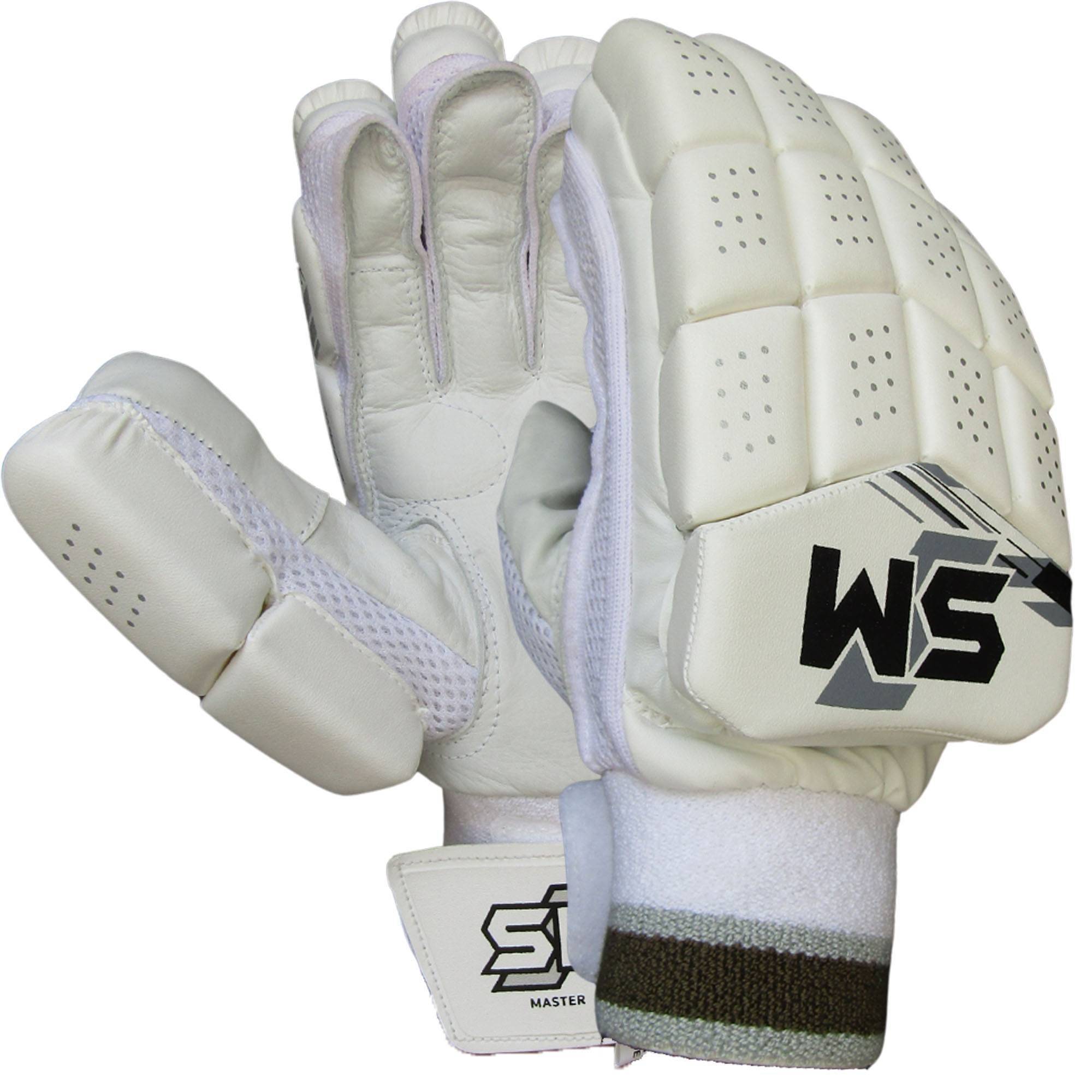SM Master Batting Gloves White LH