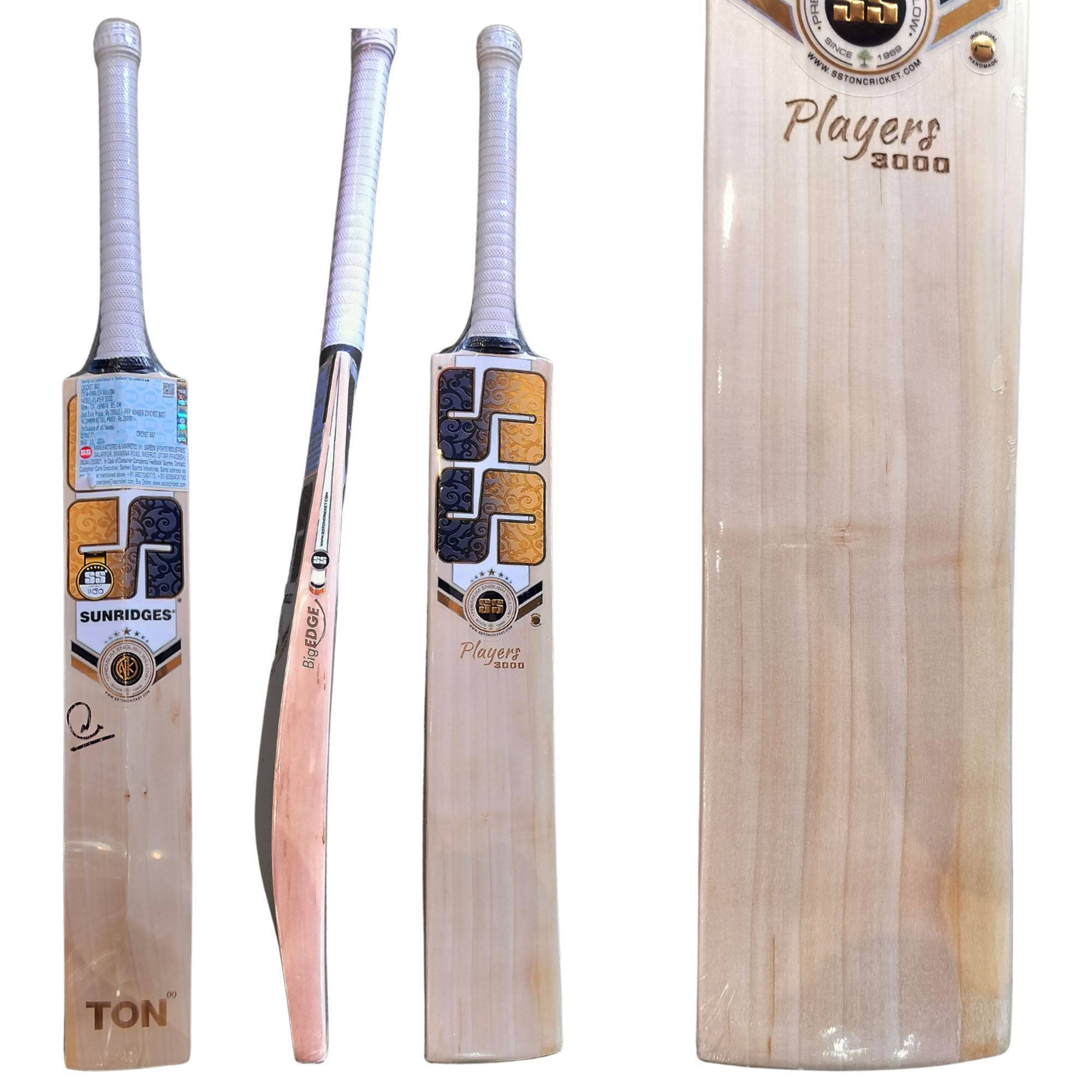 SS TON Players 3000 English Willow Cricket Bat