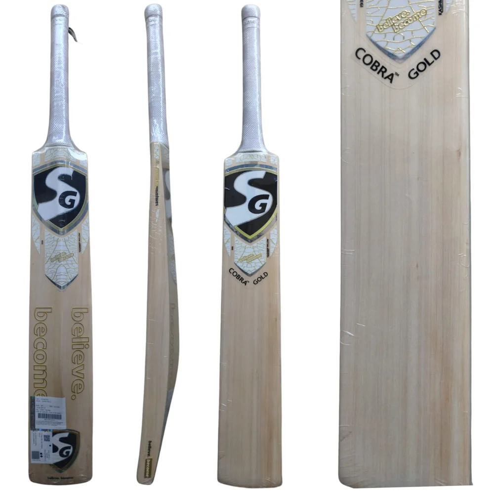 SG Cobra Gold Kashmir Willow Cricket Bat (Standard Size Short Handle)