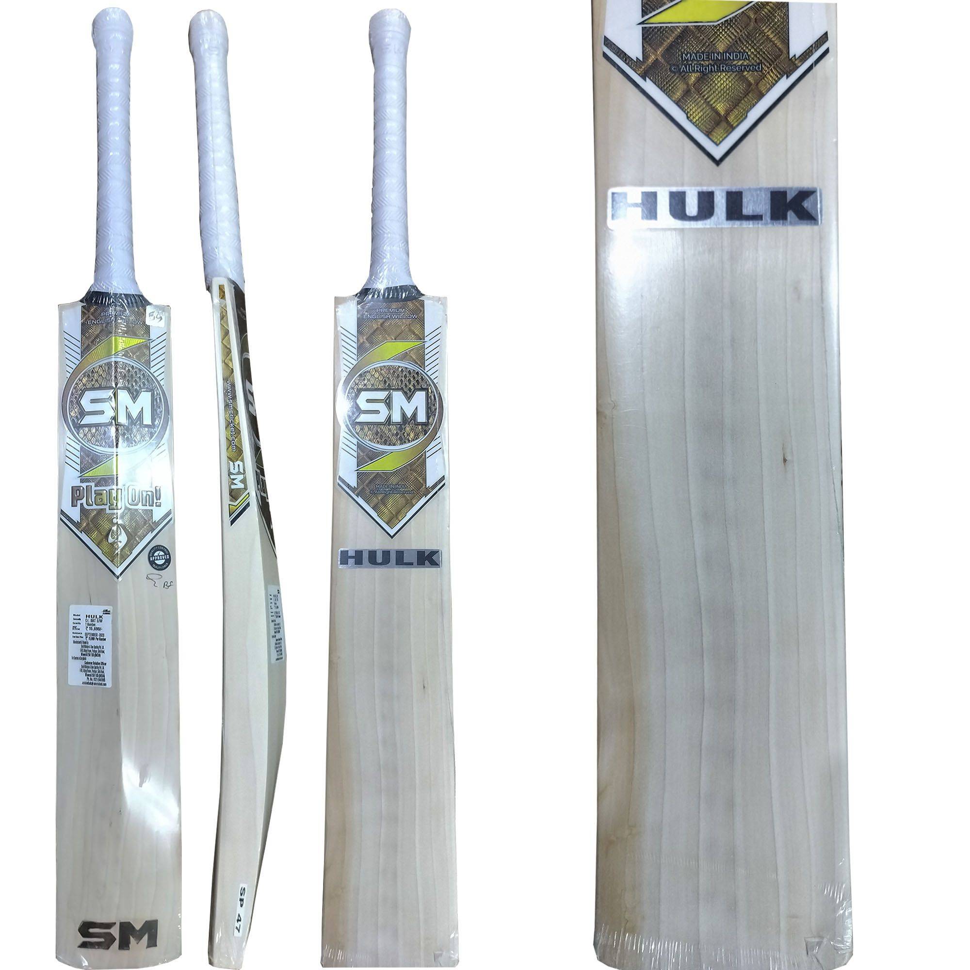 SM Hulk English Willow Cricket Bat