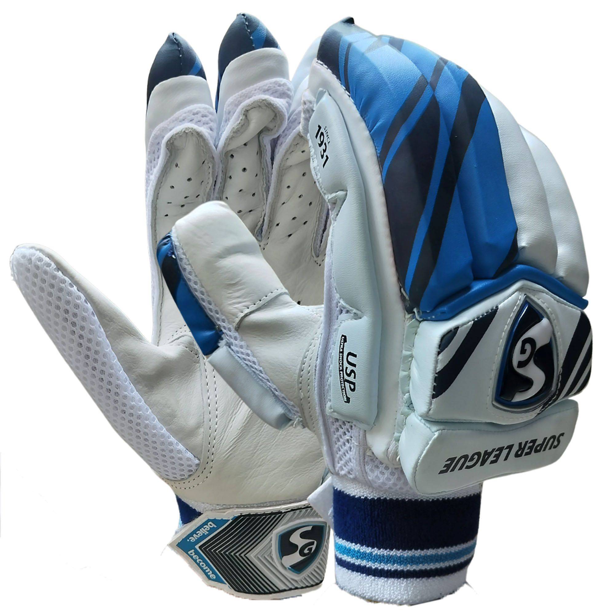 SG Super League Cricket Batting Gloves (Mens Size Right-Handed)
