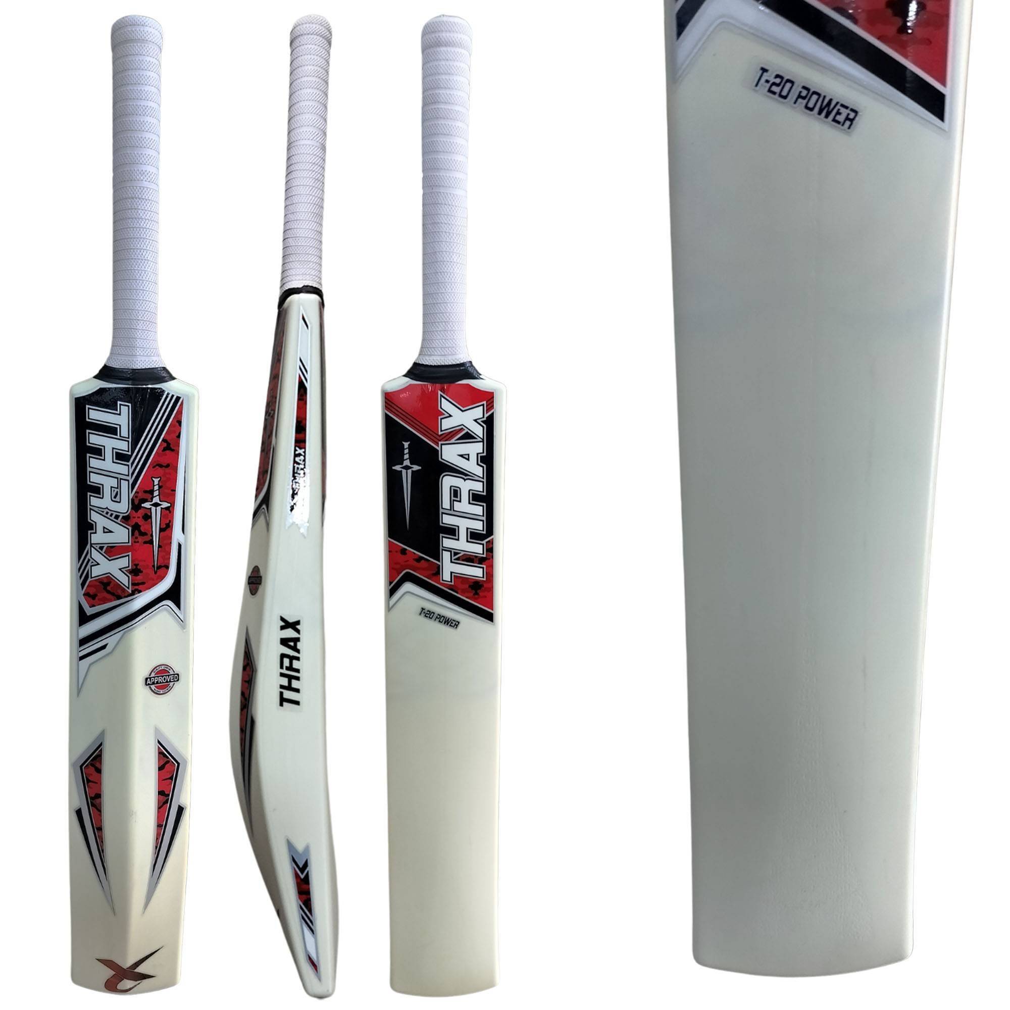 Thrax T 20 Power Hard plastic Tennis Cricket Bat 