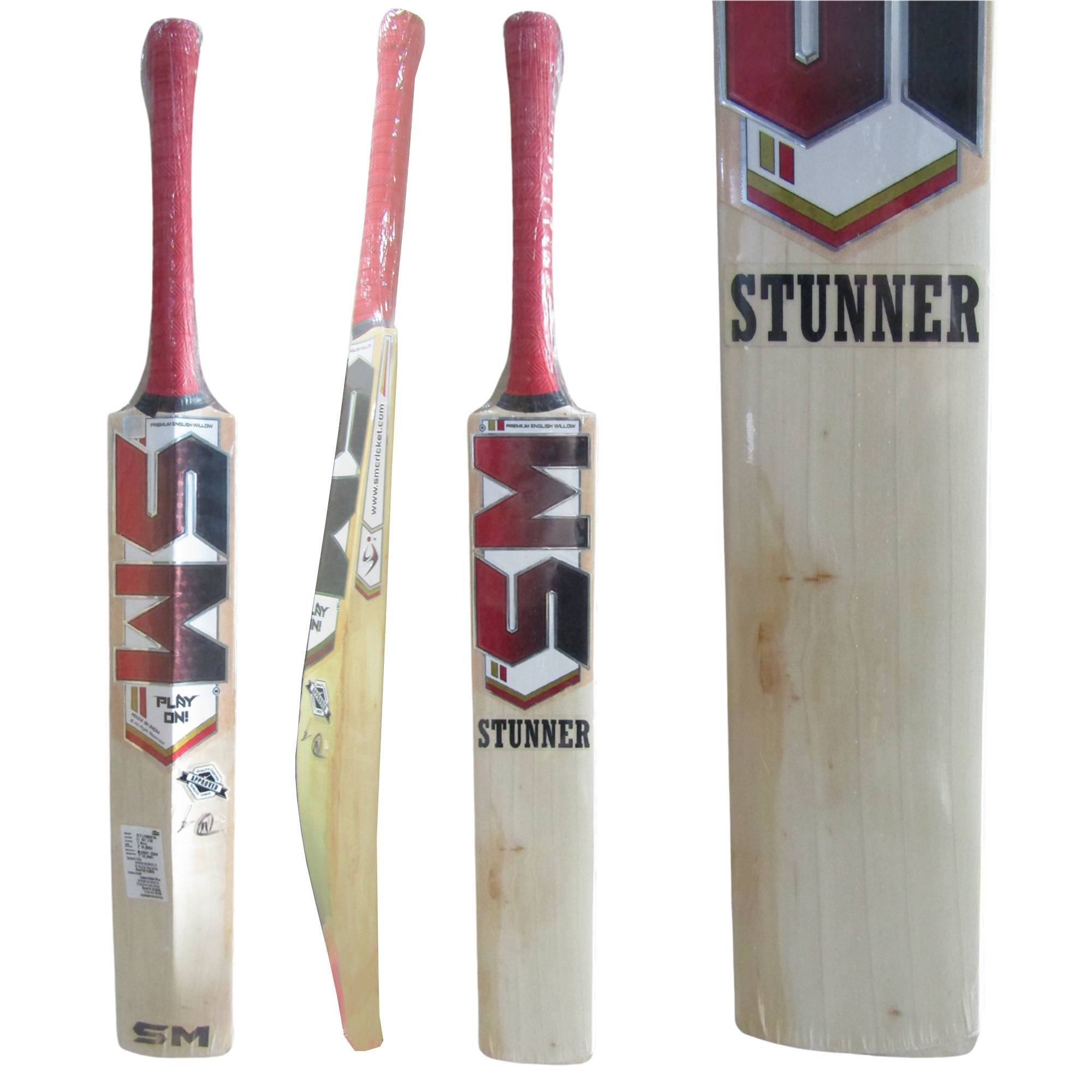 SM Stunner English Willow Cricket Bat Standard Size