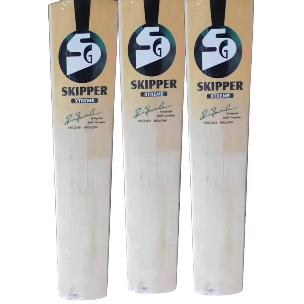 SG Skipper Xtreme English Willow Cricket Bat (Standard Size Short Handle)