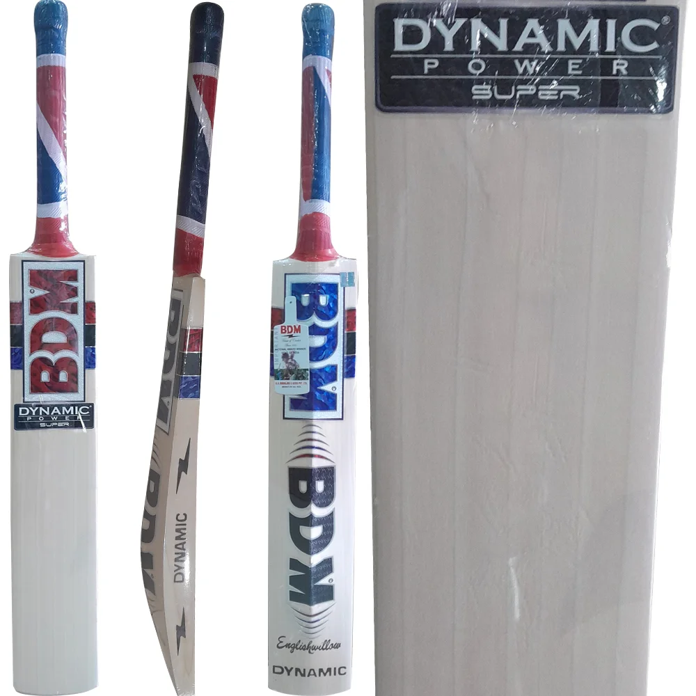 BDM Dynamic Power Super English Willow Cricket Bat (Standard Size Short Handle)