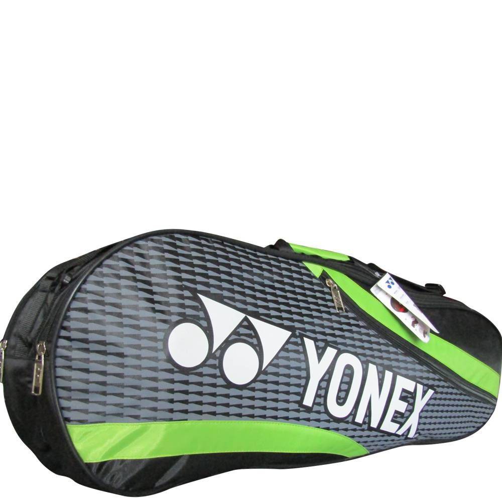 YONEX SUNR 1835 Thermal Badminton Kit Bag Black and lime
