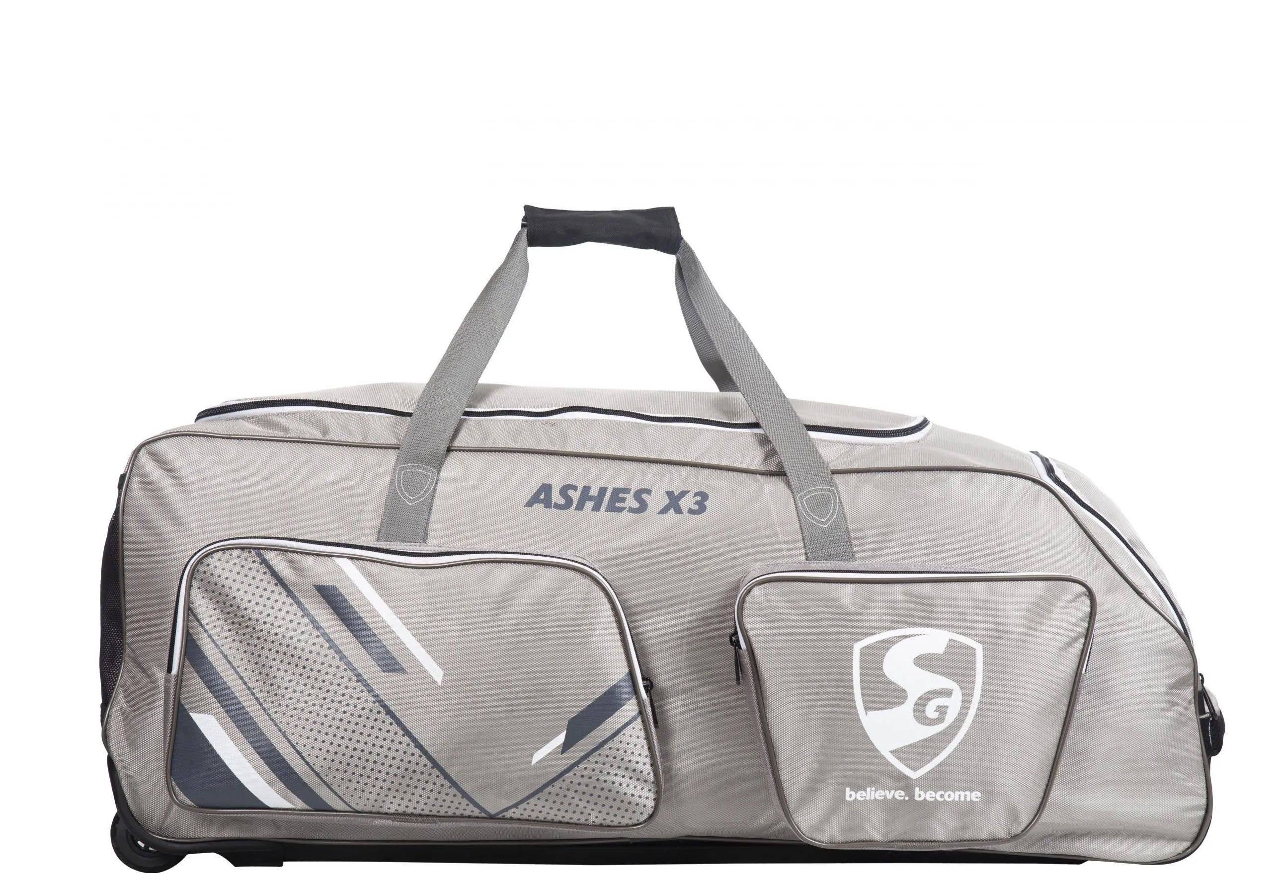 SG ASHES X3 Wheelie Cricket Kit Bag  
