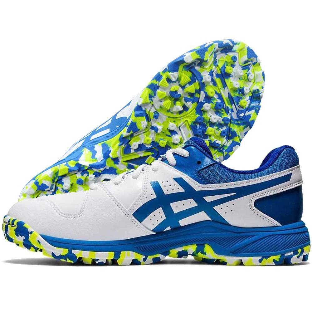 Asics Gel Peake Mens Cricket Shoes White Directoire Blue