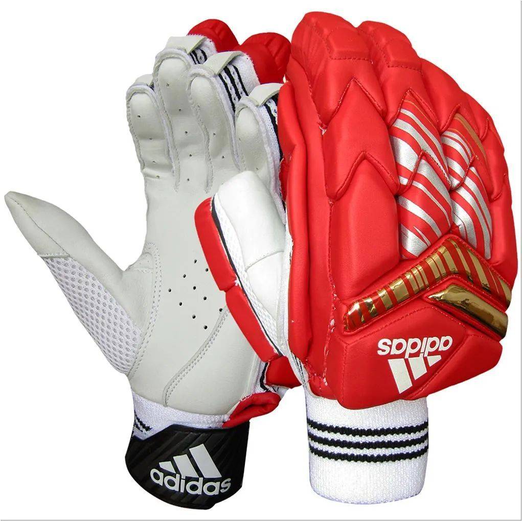 Adidas XT 1.0 Cricket Batting Gloves IPL Edition Red Model 1
