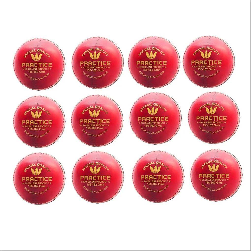 Aj Practice Cricket Ball Set of 12 Ball Red