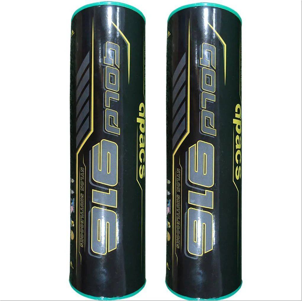 Apacs Gold 916 Badminton Nylon Shuttlecock 2 Boxes