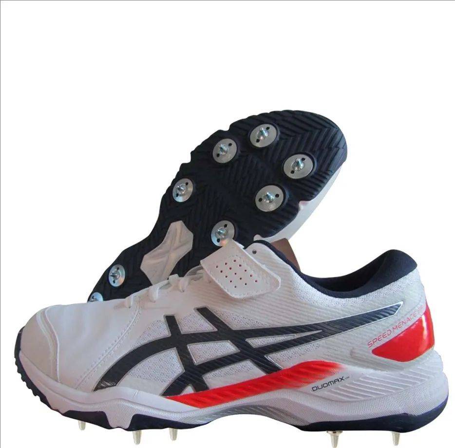 Asics Gel Speed Menace FF Spike Cricket Shoes White Peacoat