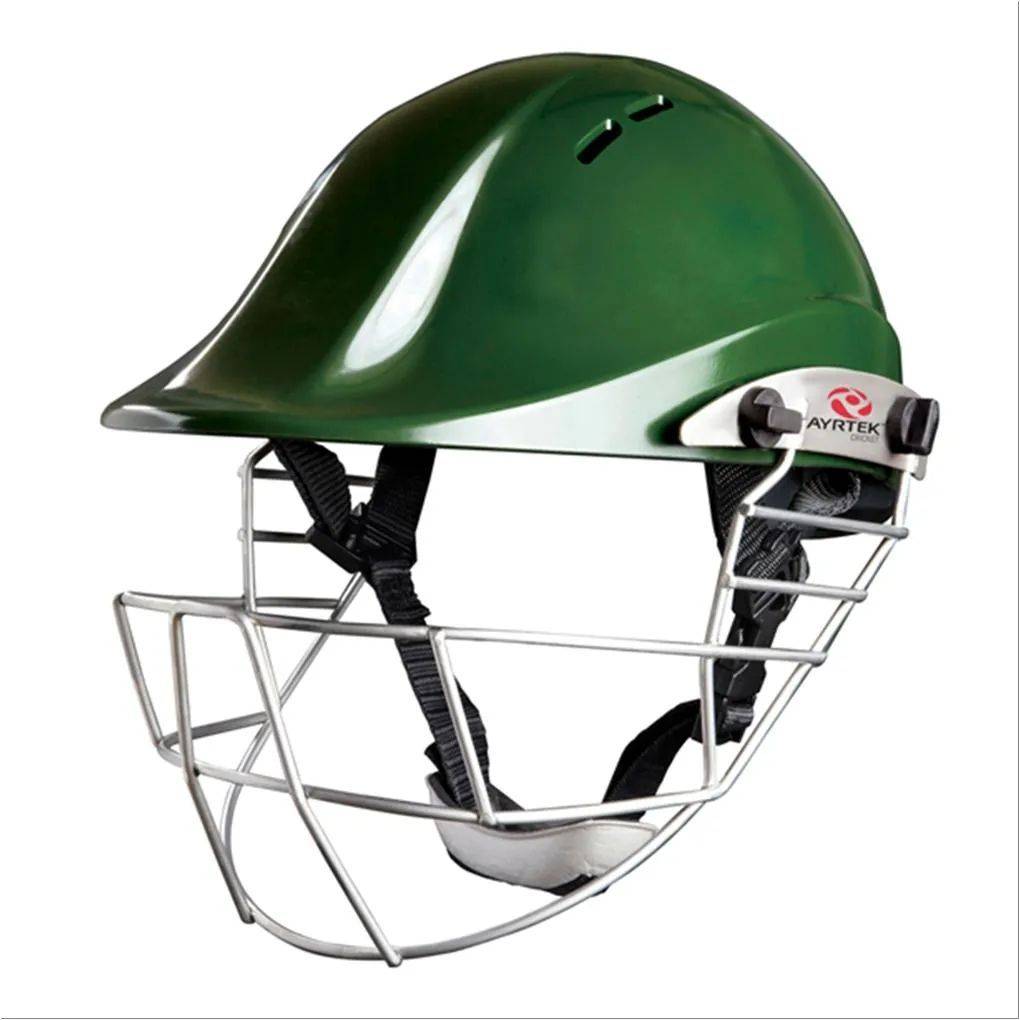 Ayrtek PremAyr Cricket Helmet Green Size Large