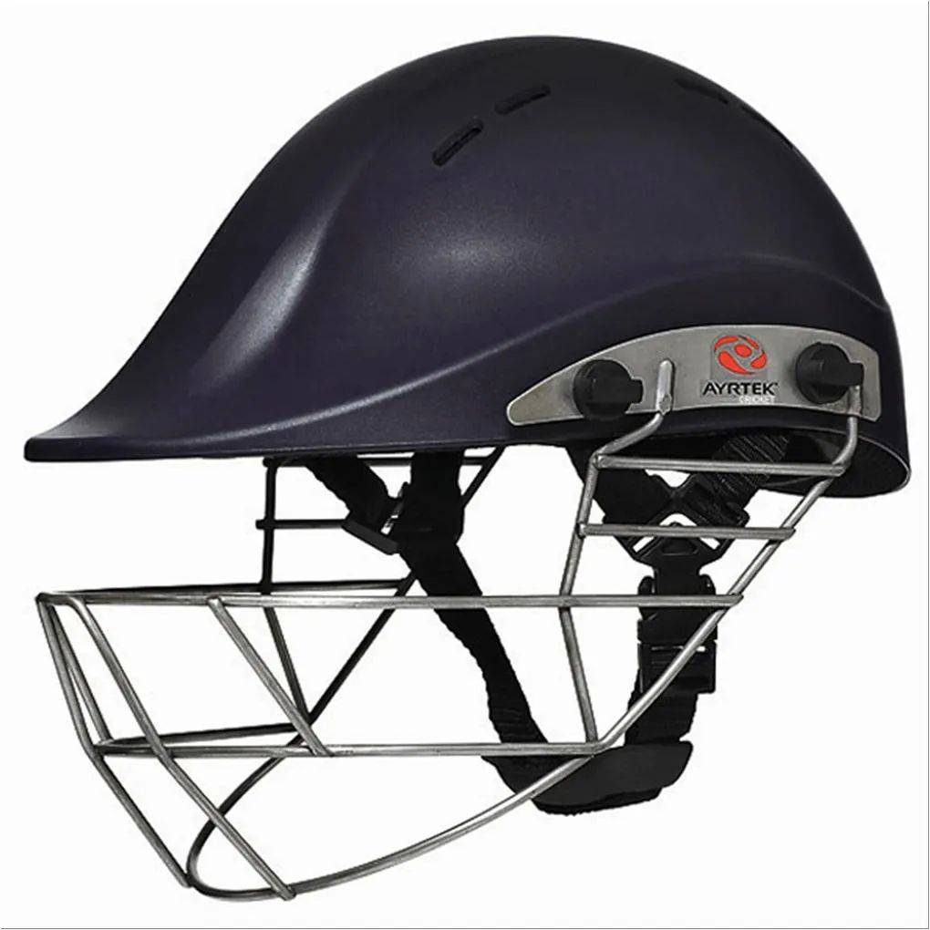 Ayrtek Premier Tek Senior Cricket Helmet Black Size Medium