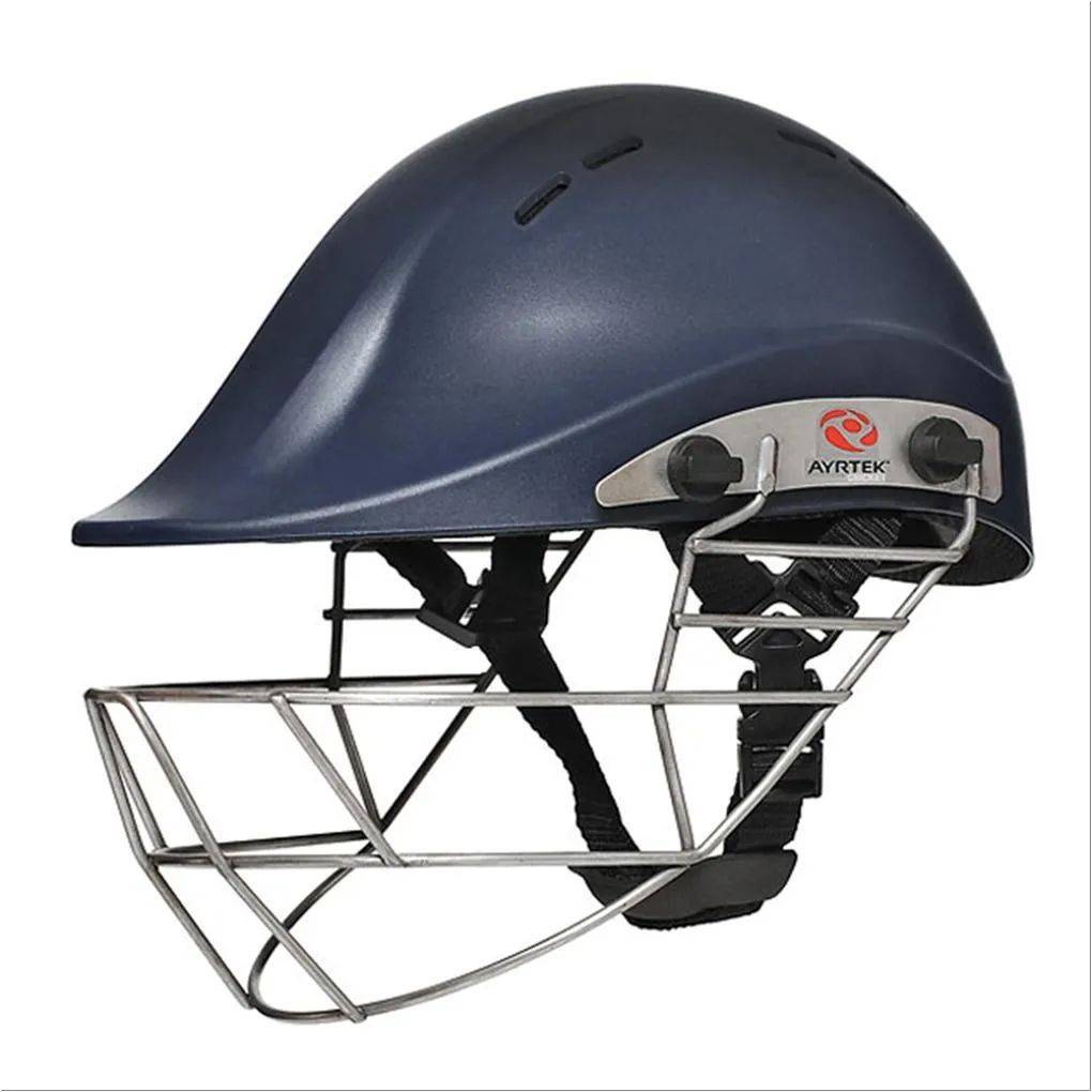 Ayrtek Premier Tek Senior Cricket Helmet Blue Size Medium
