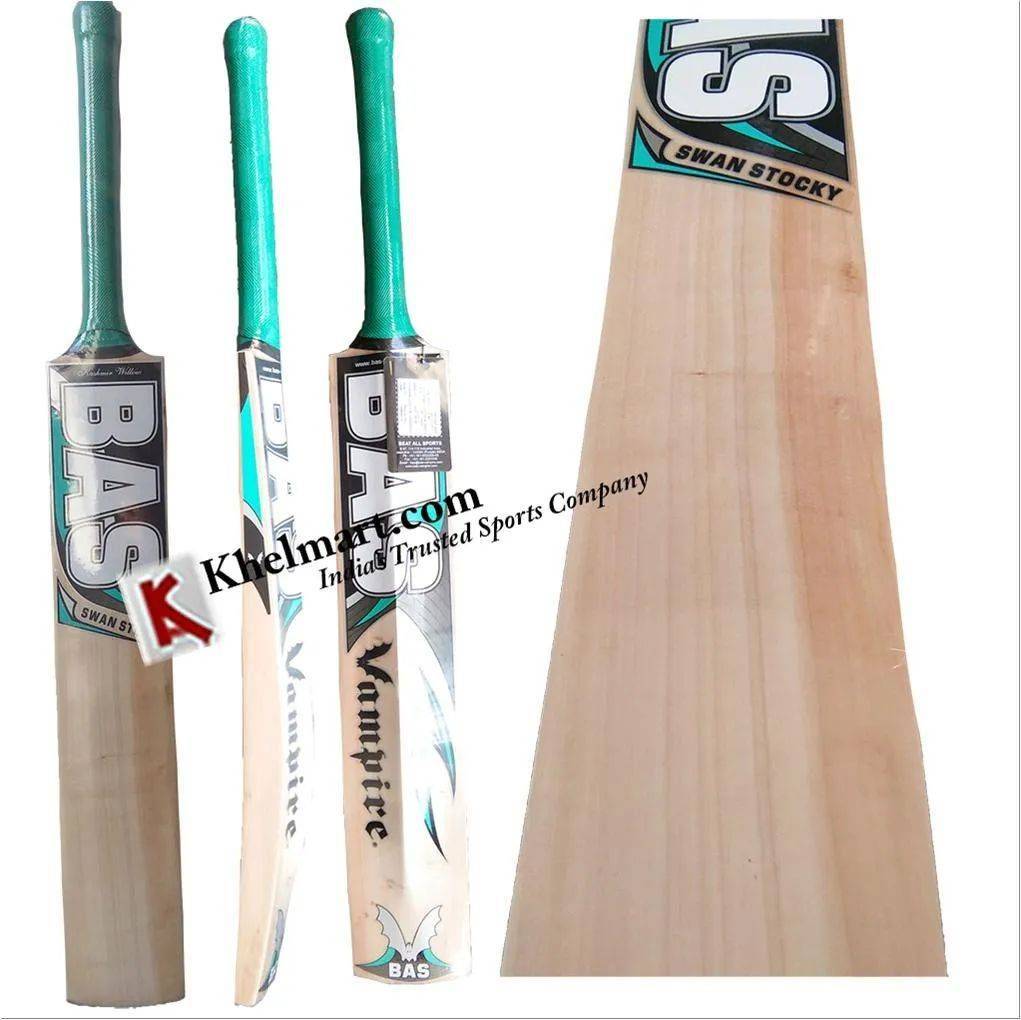 Bas Vampire Swan Stocky Kashmir Willow Cricket Bat Standard Size