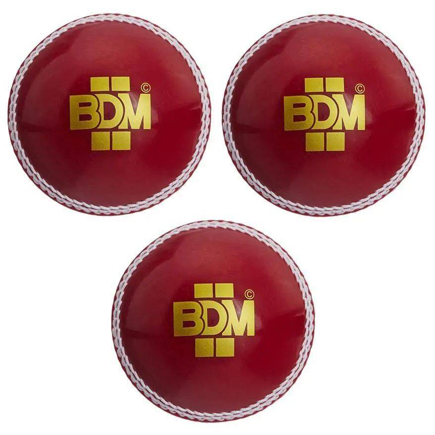 BDM Synthetic Incredible Hand Stitched Cricket Ball 3 Ball Set