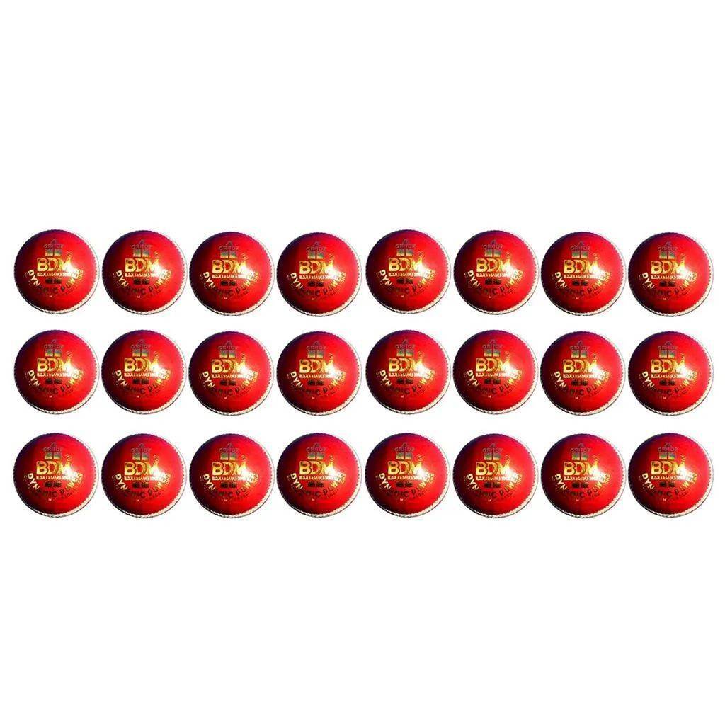 BDM Dynamic Power Leather Cricket Ball 24 Ball Set