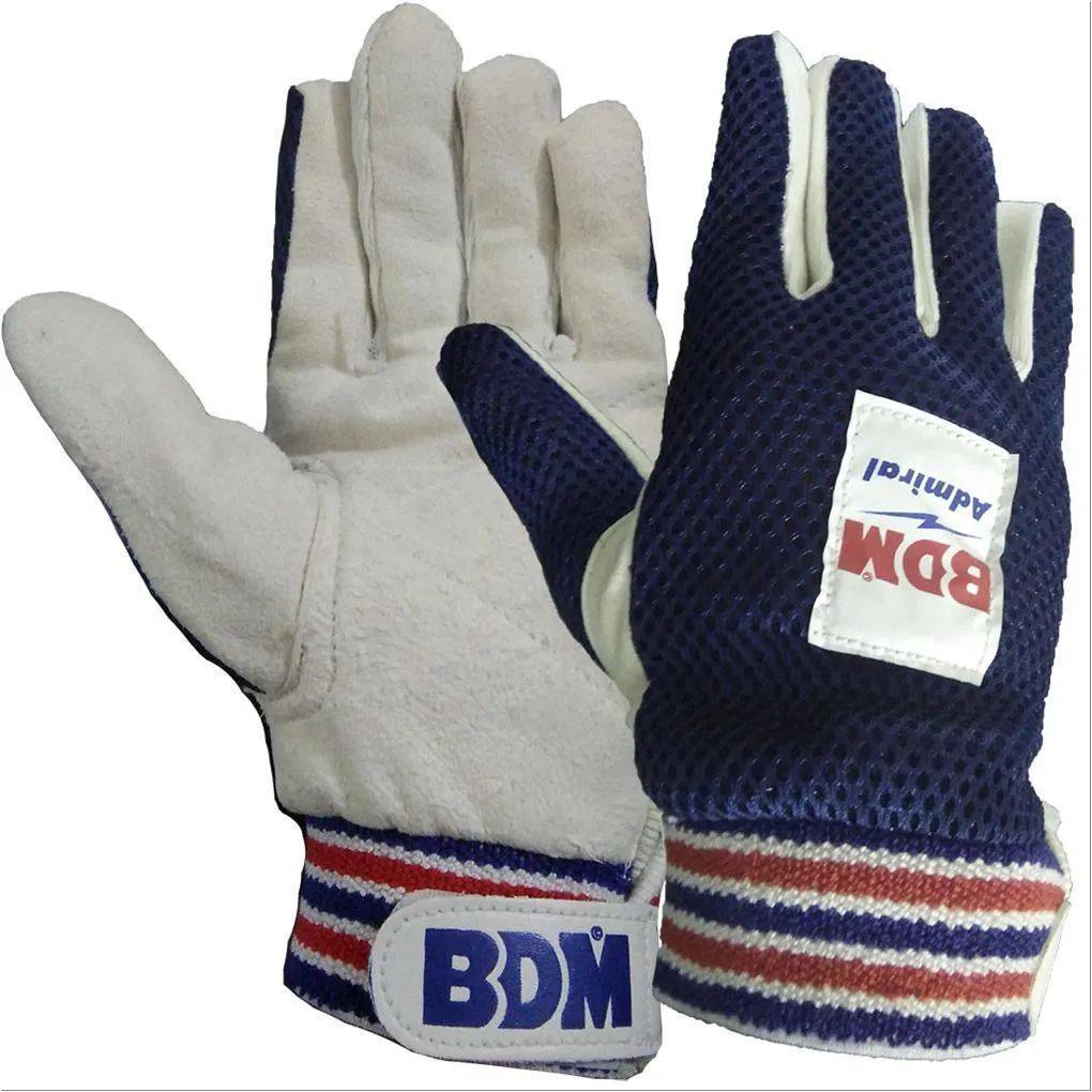 BDM Admiral Wicket Keeping Inner Gloves Blue