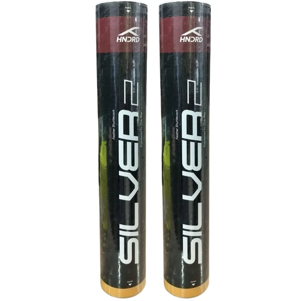 Hundred SV-2 Badminton Freather Shuttlecocks Set Of 2