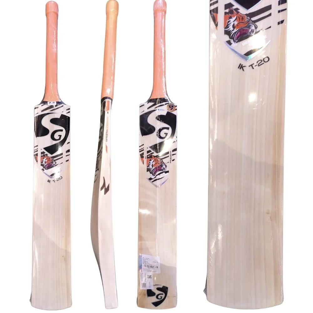 SG IK T-20 EngLish Willow Cricket Bat (Standard Size Short Hanlde)