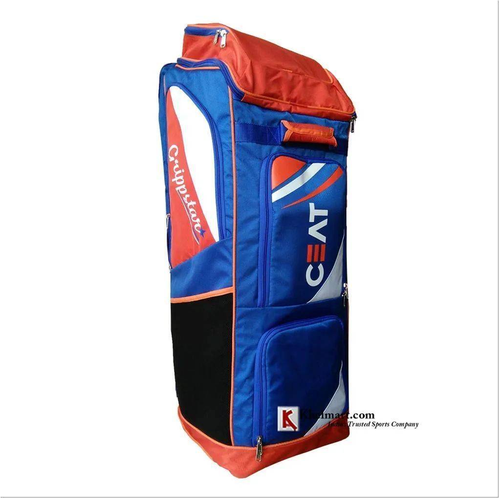 CEAT GrippStar Cricket Kitbag Blue and Orange