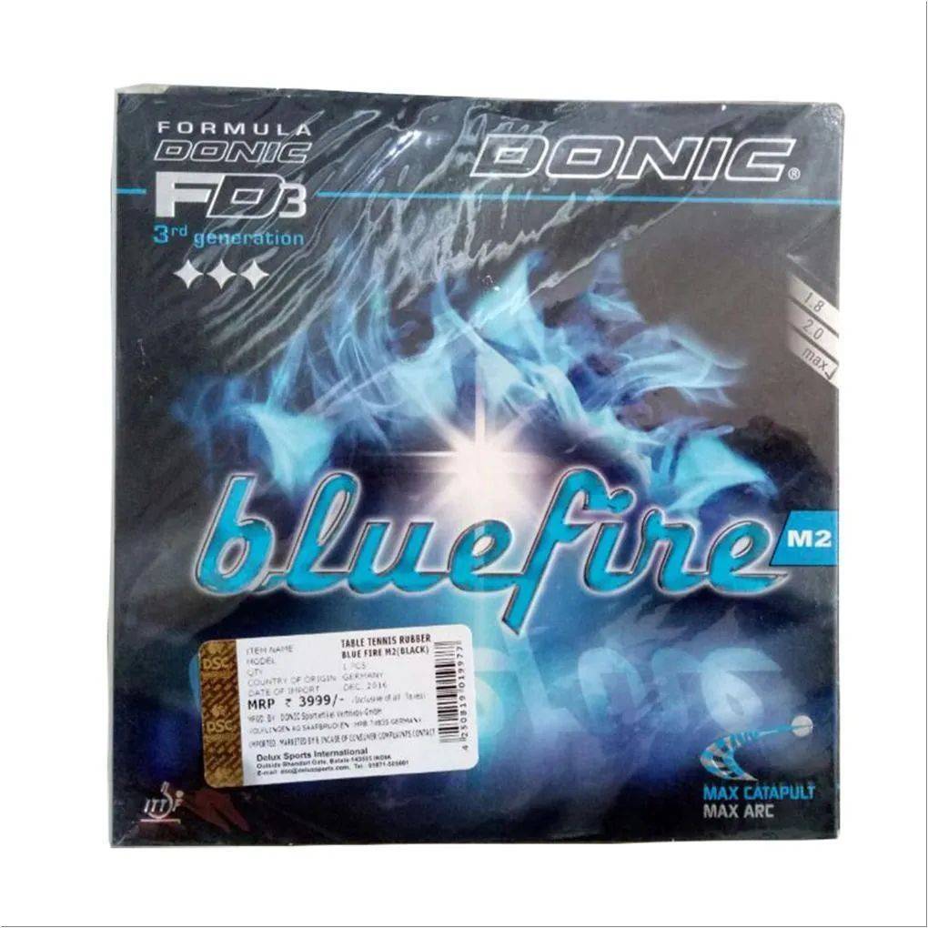 Rubber Donic Blue Fire M2 Black Table Tennis Rubber