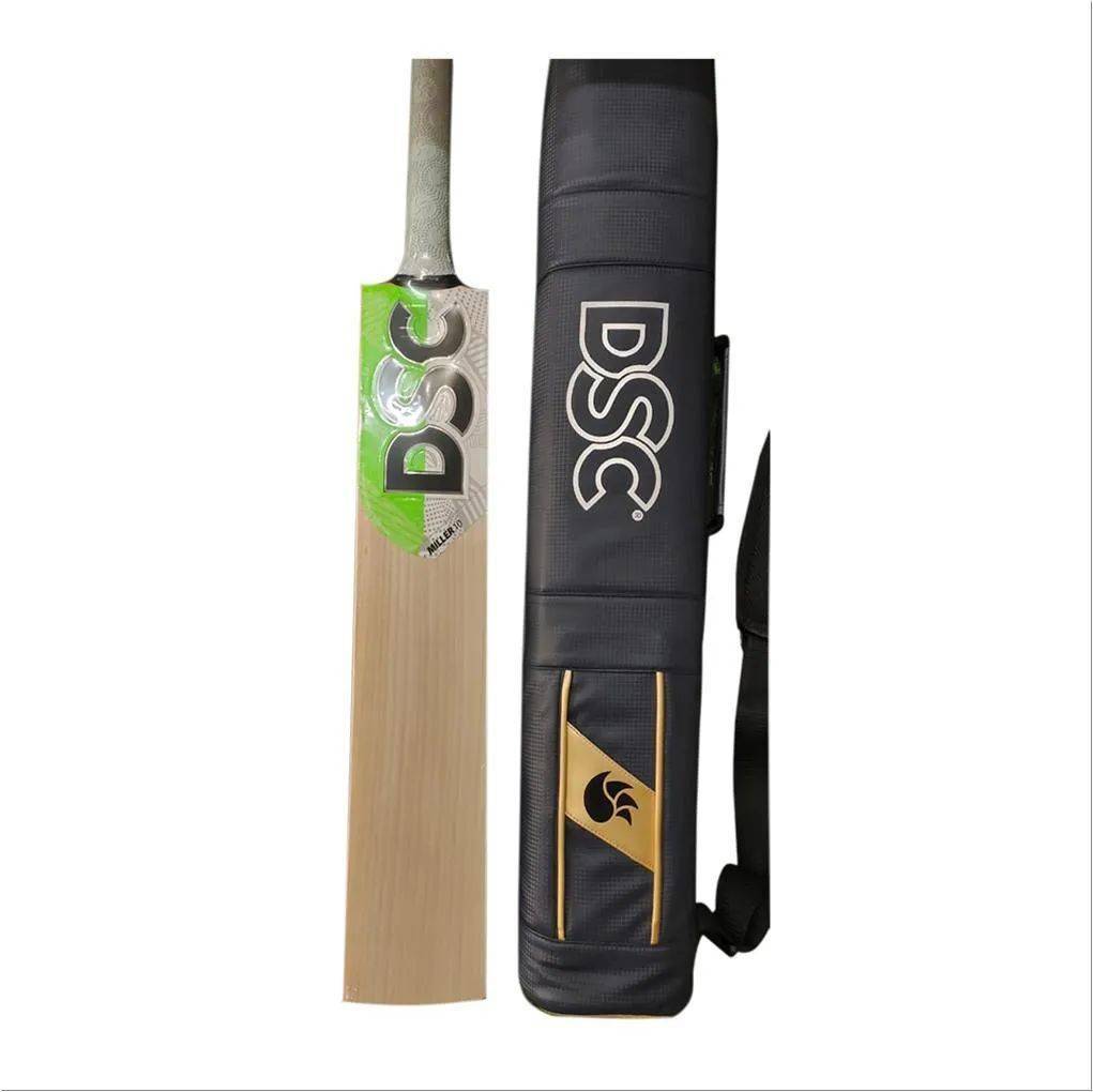 DSC Miller 10 Player Edition English Willow Cricket Bat (Green)