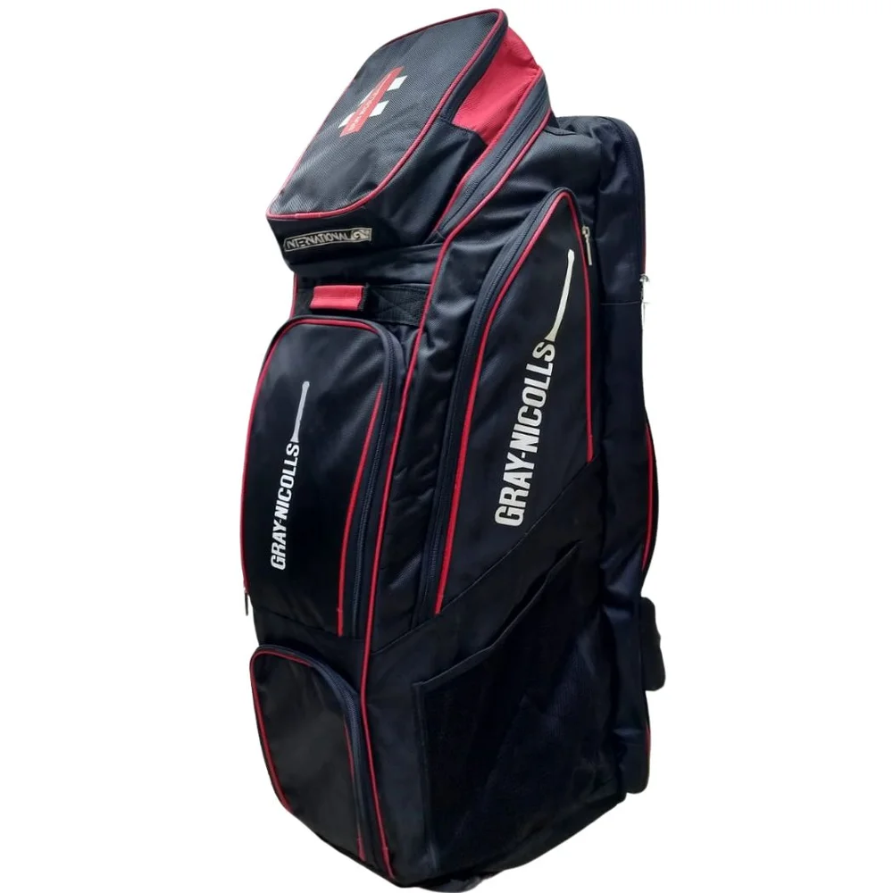 Gray Nicolls Duffle GN9 International Cricket Kit Bag Red (Without wheel)