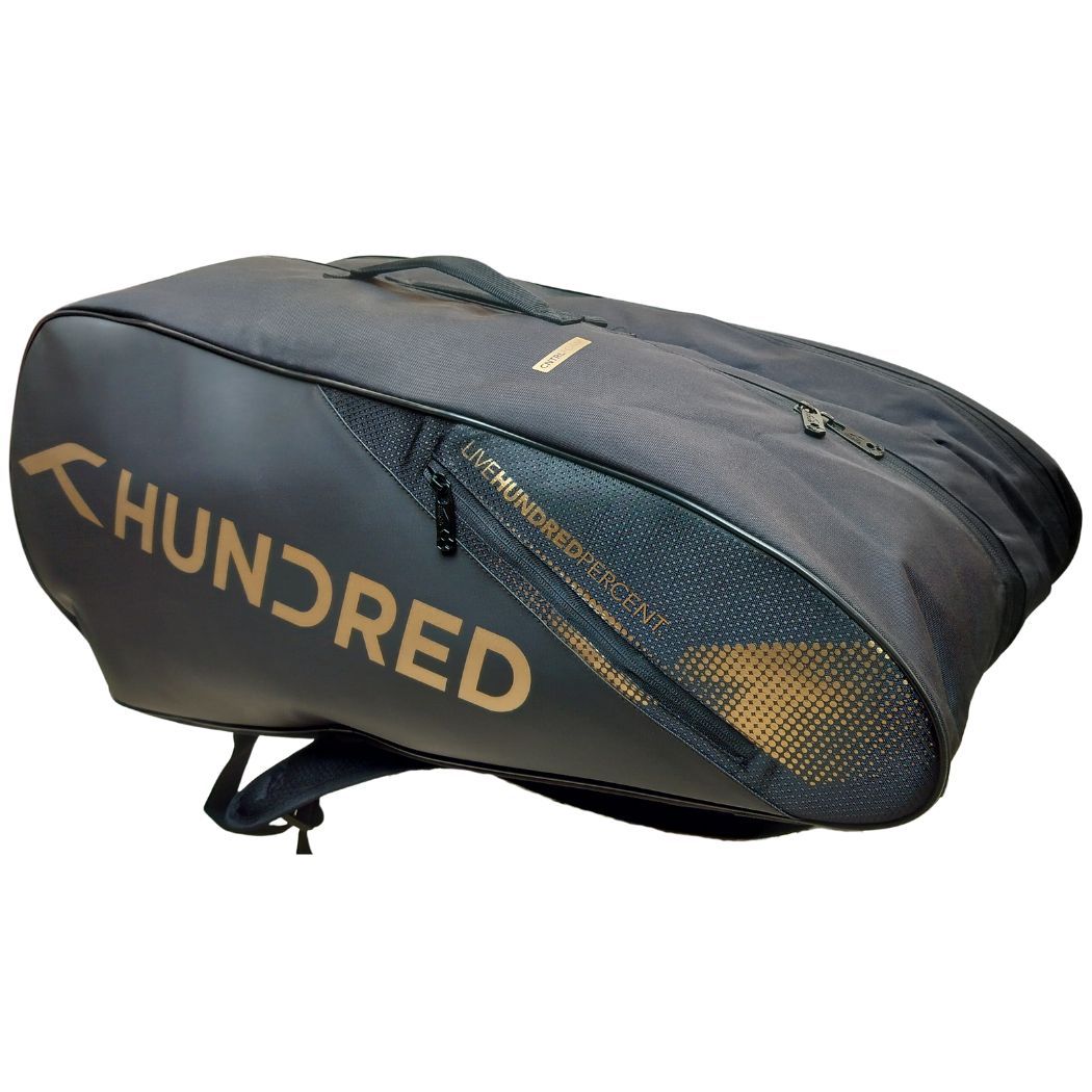 Hundred HTCK 4M218 Badminton Kit Bag Black Colour