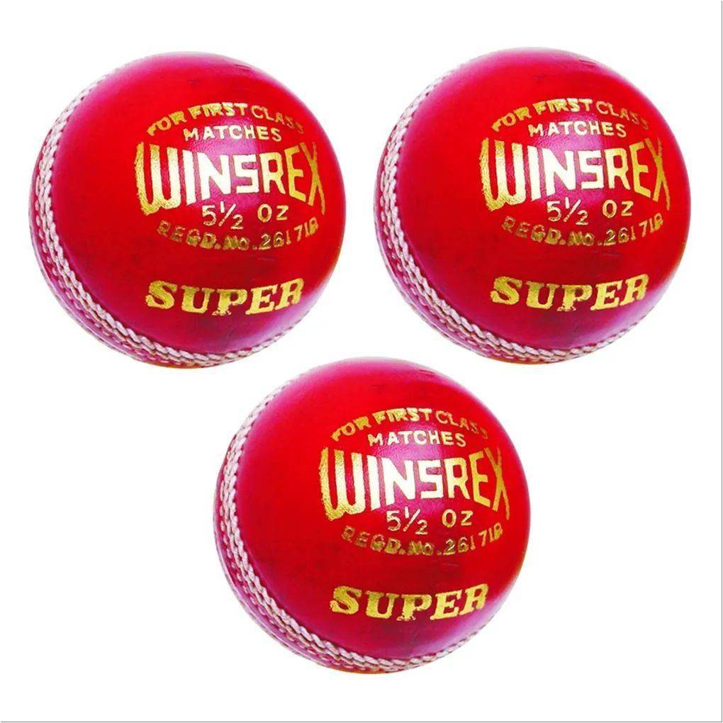 Khanna Winsrex Super Leather Cricket Ball 3 Ball Set
