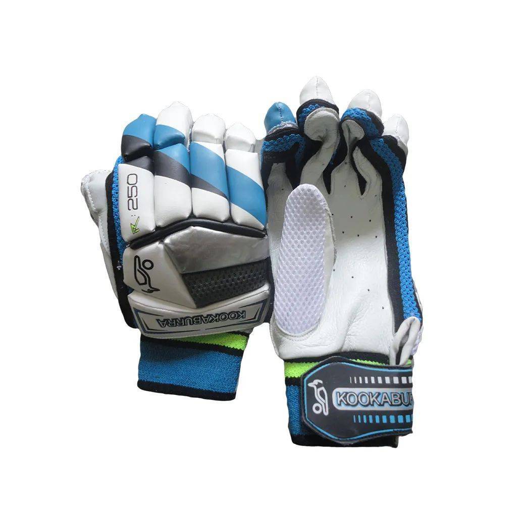 Kookaburra Ricochet 250 Batting Gloves White,Blue and Black