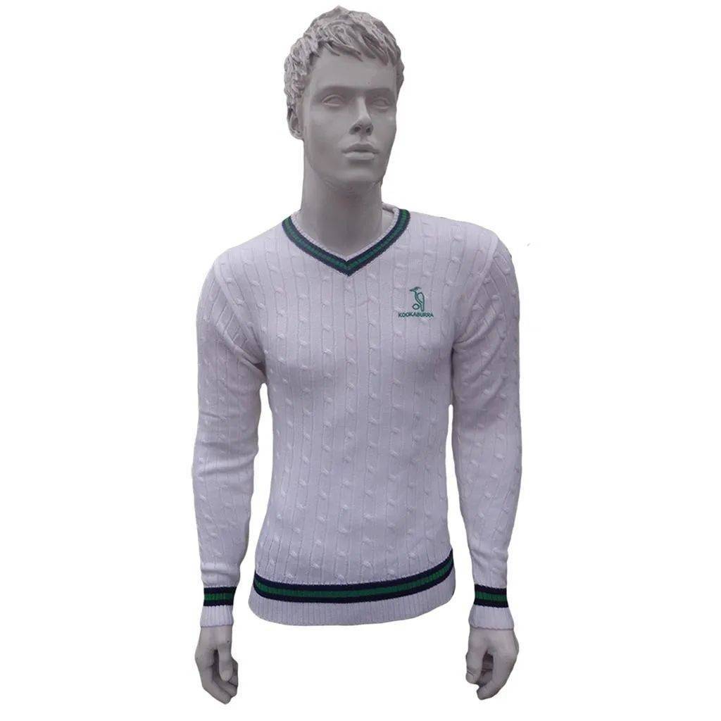 Kookaburra Cricket Clothing sweater Full Sleaves White size Small